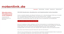 Desktop Screenshot of notenlink.de