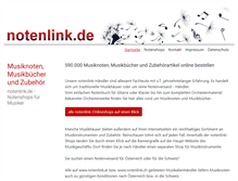 Tablet Screenshot of notenlink.de